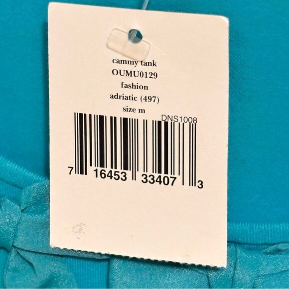 Kate Spade | Women’s Blue Cammy Tank Turquoise Cotton Decorative Bows Top M - Picture 10 of 16